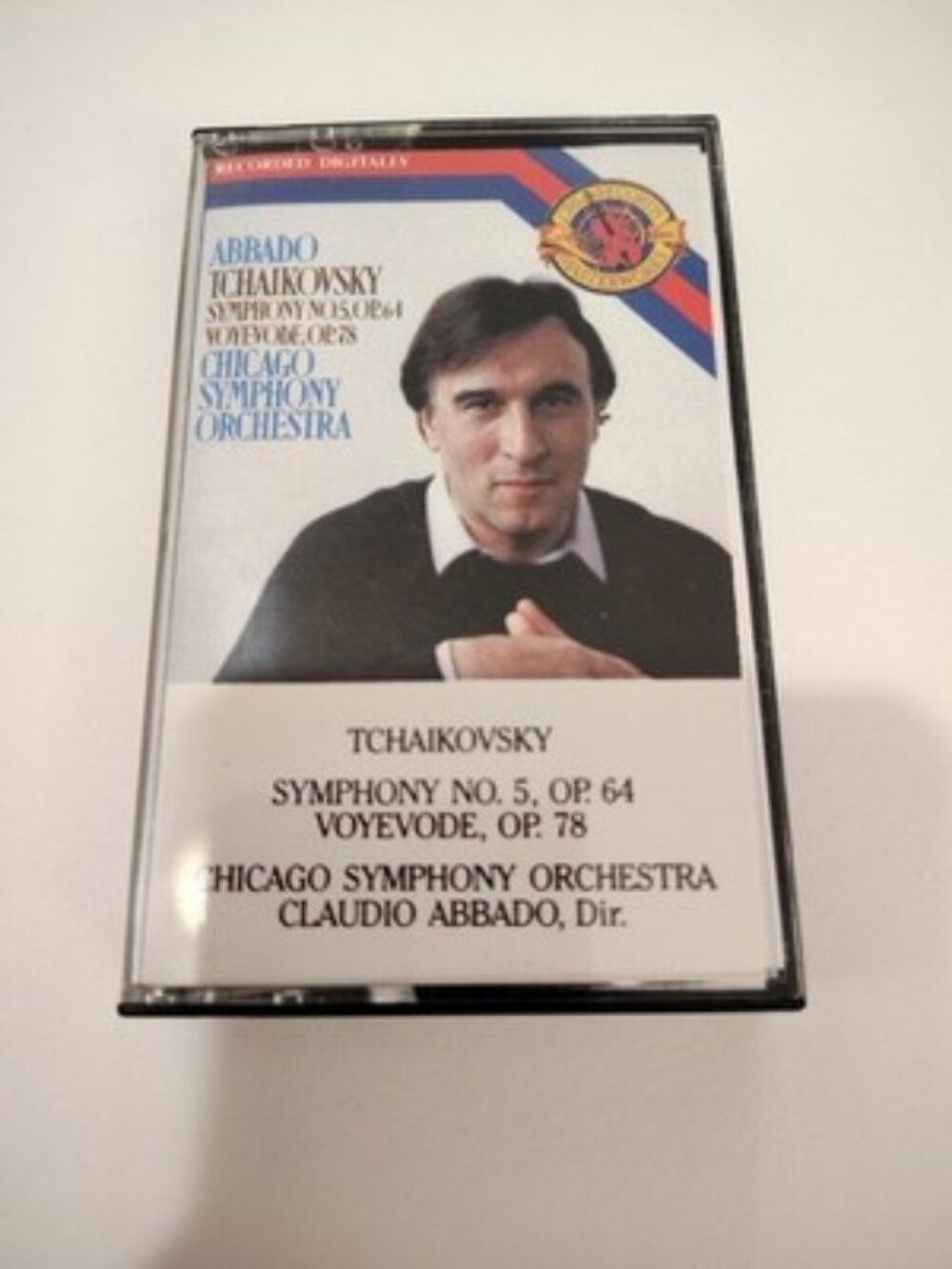 Symphony 5 / Voyevode by Tchaikovsky / Abbado /Cassette Tape, New